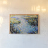 Shimmer Crop by Jeanette Vertentes. shown as a paper print in a natural frame. Available as a archival giclee rolled canvas, fine art paper, or poster print. SKU 72153i.
