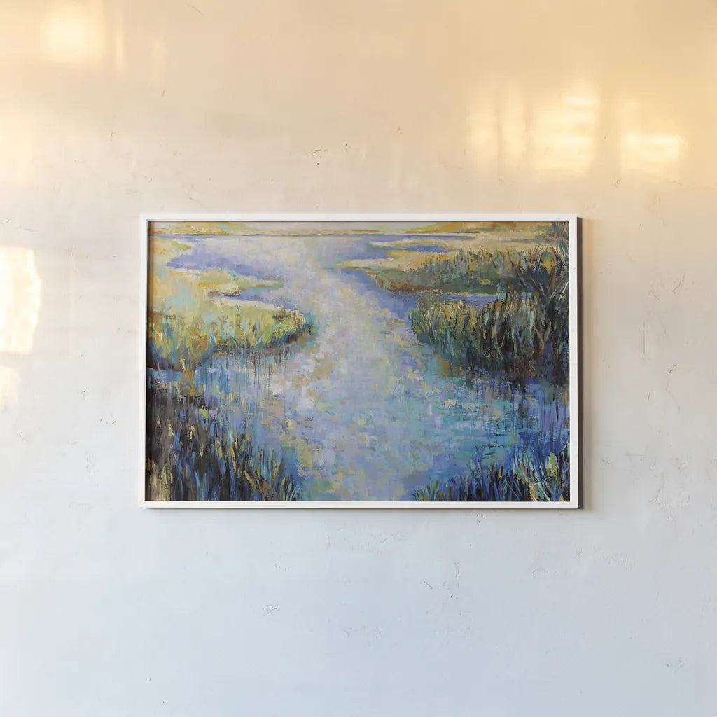 Shimmer Crop by Jeanette Vertentes. shown as a paper print in a white frame. Available as a archival giclee rolled canvas, fine art paper, or poster print. SKU 72153i.