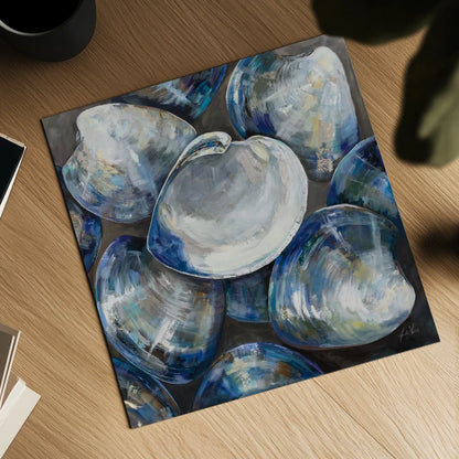 Shucks Its Monday by Jeanette Vertentes. Shown as a detailed flat fine art print, highlighting archival giclee quality. Available as an archival giclee rolled canvas, fine art paper, or poster print. SKU 85010a.