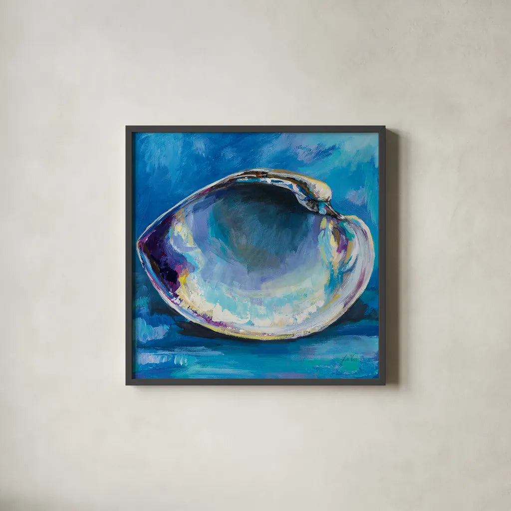 Single Life by Jeanette Vertentes. Shown in a sleek black glass frame for a contemporary gallery look. Available as an archival giclee rolled canvas, fine art paper, or poster print. SKU 78319a.