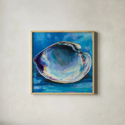 Single Life by Jeanette Vertentes. Shown in a natural wood glass frame for a timeless modern aesthetic. Available as an archival giclee rolled canvas, fine art paper, or poster print. SKU 78319a.
