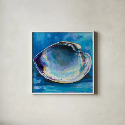 Single Life by Jeanette Vertentes. Shown in a crisp white glass frame for a clean and minimalist style. Available as an archival giclee rolled canvas, fine art paper, or poster print. SKU 78319a.