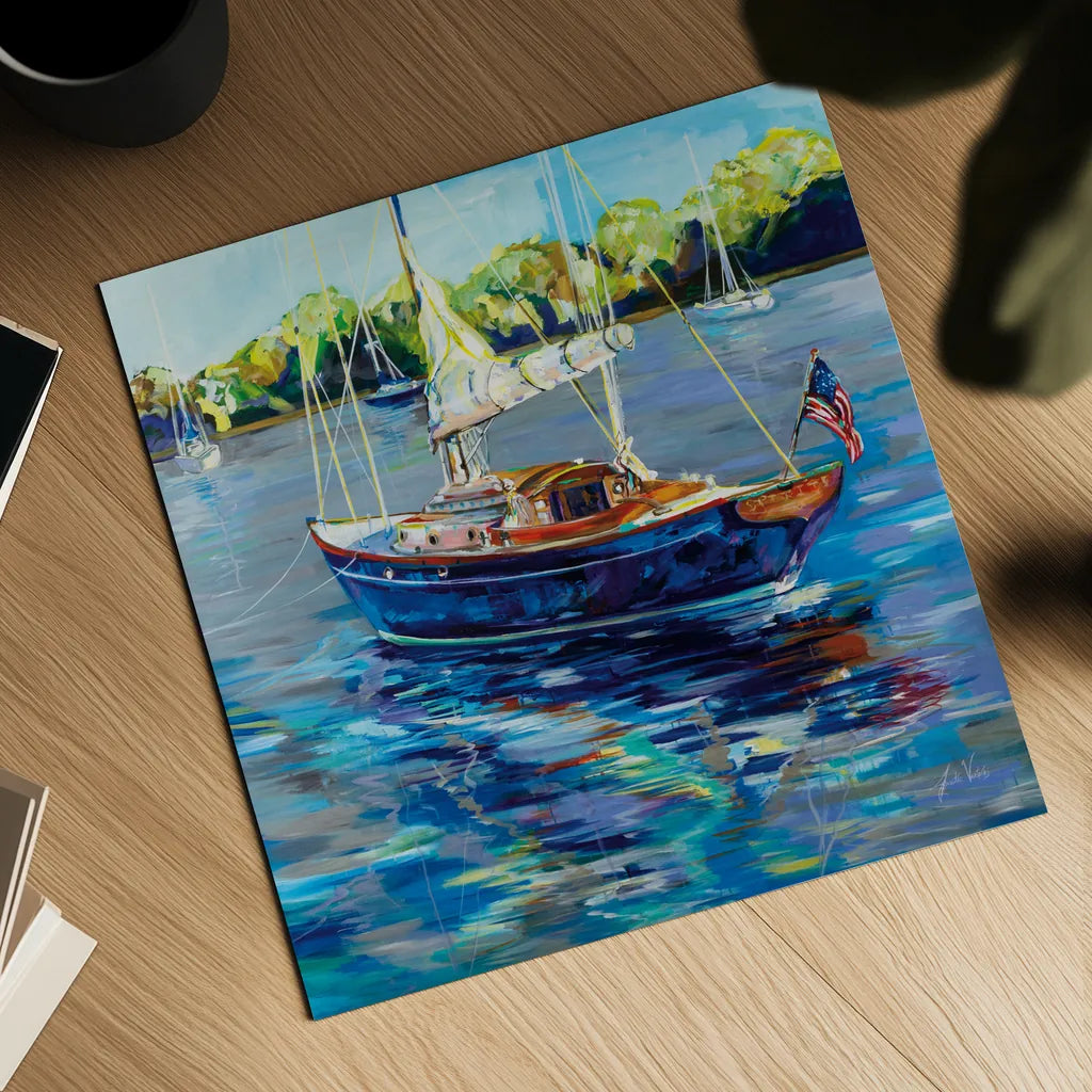 Spirit by Jeanette Vertentes. Shown as a detailed flat fine art print, highlighting archival giclee quality. Available as an archival giclee rolled canvas, fine art paper, or poster print. SKU 79995a.