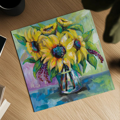 Summer by Jeanette Vertentes. Shown as a detailed flat fine art print, highlighting archival giclee quality. Available as an archival giclee rolled canvas, fine art paper, or poster print. SKU 53145a.