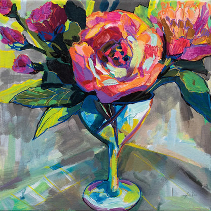 Summer Cocktail by Jeanette Vertentes. SKU 53899a. Archival Giclee Fine art print for wall decor.