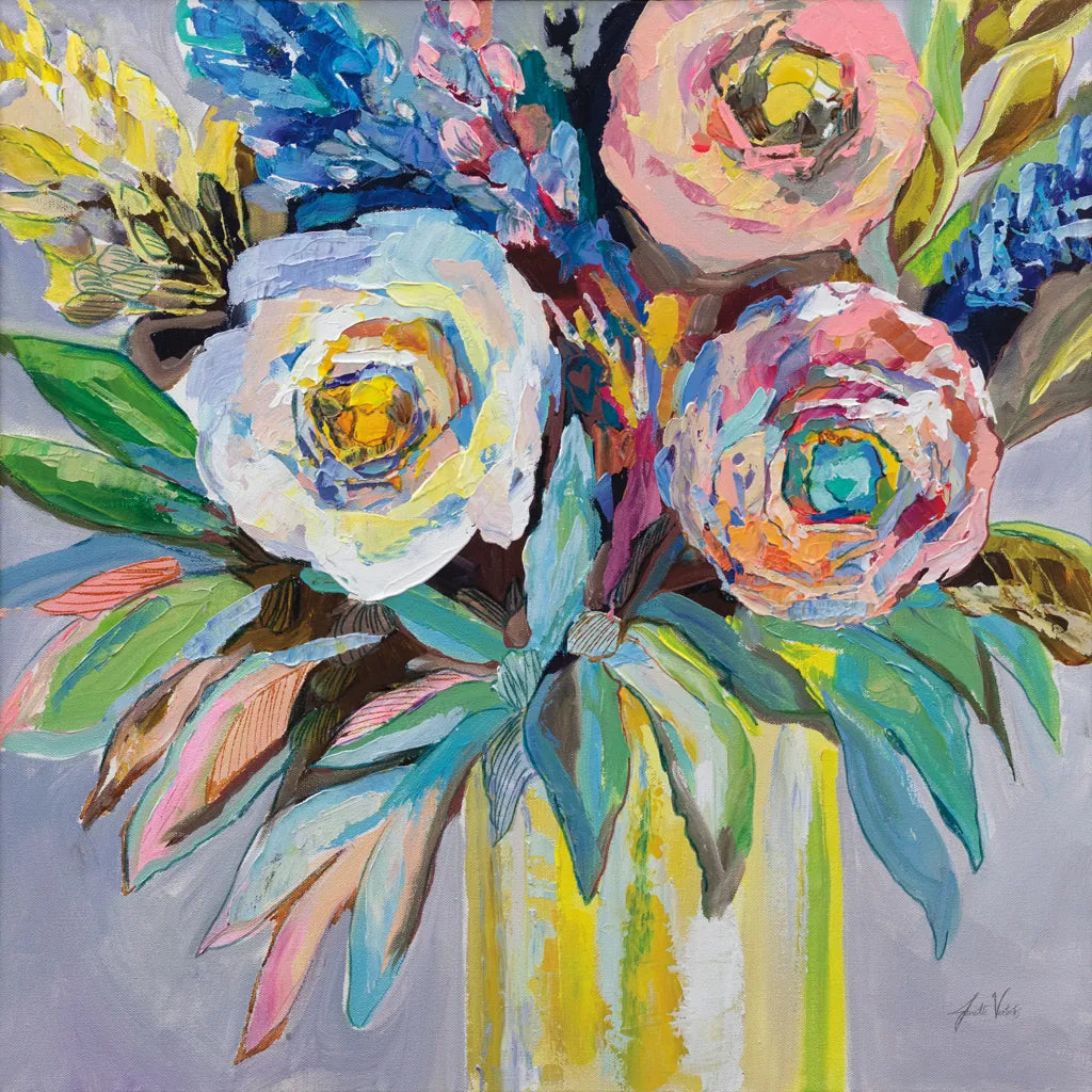 Summer Gifts by Jeanette Vertentes. SKU 100305a. Archival Giclee Fine art print for wall decor.