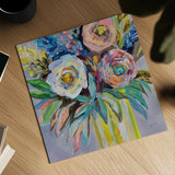 Summer Gifts by Jeanette Vertentes. Shown as a detailed flat fine art print, highlighting archival giclee quality. Available as an archival giclee rolled canvas, fine art paper, or poster print. SKU 100305a.
