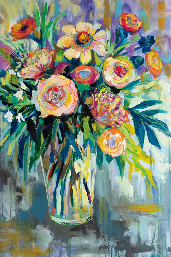 Summer Happiness by Jeanette Vertentes. SKU 53918h. Archival Giclee Fine art print for wall decor.