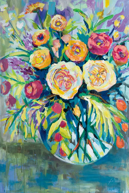 Summer Joy by Jeanette Vertentes. SKU 53915h. Archival Giclee Fine art print for wall decor.