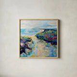 Sunday Afternoon by Jeanette Vertentes. Shown in a natural wood glass frame for a timeless modern aesthetic. Available as an archival giclee rolled canvas, fine art paper, or poster print. SKU 78293a.