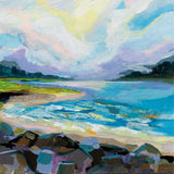 The Coastline by Jeanette Vertentes. SKU 59571a. Archival Giclee Fine art print for wall decor.