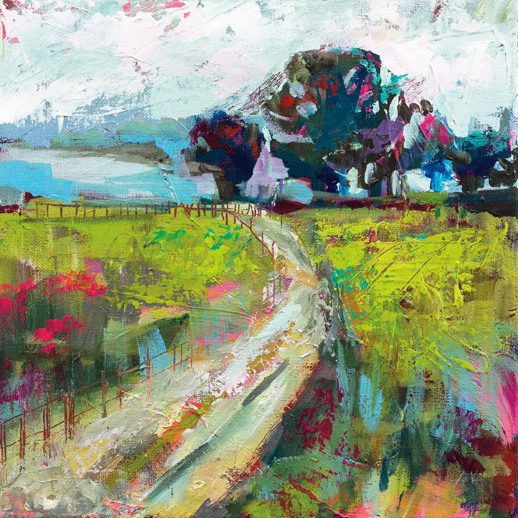 The Meadow by Jeanette Vertentes. SKU 59575a. Archival Giclee Fine art print for wall decor.