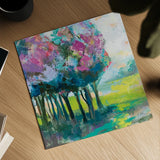 The Orchard by Jeanette Vertentes. Shown as a detailed flat fine art print, highlighting archival giclee quality. Available as an archival giclee rolled canvas, fine art paper, or poster print. SKU 59576a.