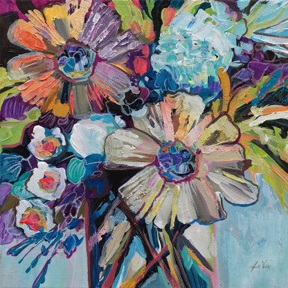 Together is Powerful by Jeanette Vertentes. SKU 97010a. Archival Giclee Fine art print for wall decor.