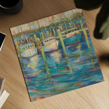 Trio by Jeanette Vertentes. Shown as a detailed flat fine art print, highlighting archival giclee quality. Available as an archival giclee rolled canvas, fine art paper, or poster print. SKU 49133a.