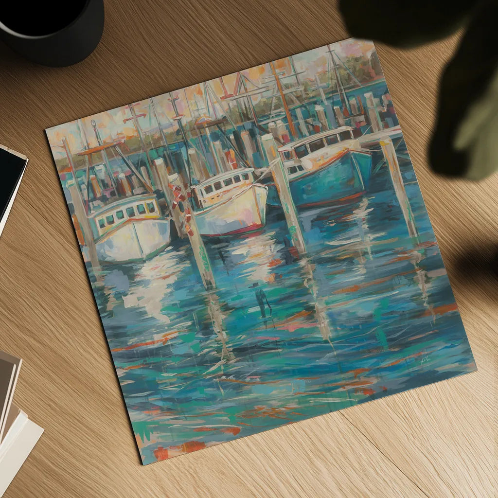 Trio Light by Jeanette Vertentes. Shown as a detailed flat fine art print, highlighting archival giclee quality. Available as an archival giclee rolled canvas, fine art paper, or poster print. SKU 50080a.