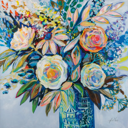 Turquoise Days by Jeanette Vertentes. SKU 79329a. Archival Giclee Fine art print for wall decor.