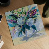 Uptown Girl by Jeanette Vertentes. Shown as a detailed flat fine art print, highlighting archival giclee quality. Available as an archival giclee rolled canvas, fine art paper, or poster print. SKU 103159a.