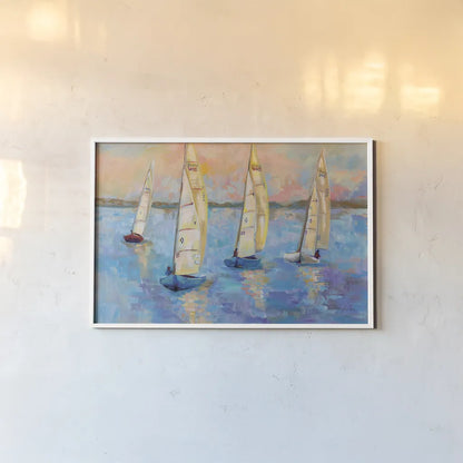 Watch Hill 15s by Jeanette Vertentes. shown as a paper print in a white frame. Available as a archival giclee rolled canvas, fine art paper, or poster print. SKU 72929i.