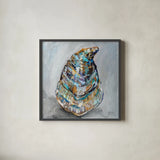 Watermark Light by Jeanette Vertentes. Shown in a sleek black glass frame for a contemporary gallery look. Available as an archival giclee rolled canvas, fine art paper, or poster print. SKU 83671a.