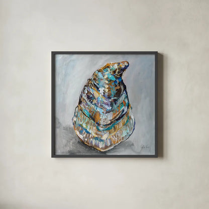 Watermark Light by Jeanette Vertentes. Shown in a sleek black glass frame for a contemporary gallery look. Available as an archival giclee rolled canvas, fine art paper, or poster print. SKU 83671a.