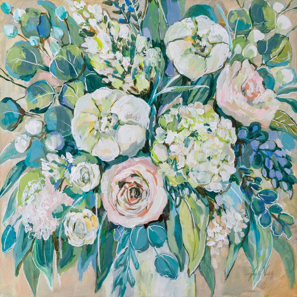 White Wedding by Jeanette Vertentes. SKU 74839a. Archival Giclee Fine art print for wall decor.