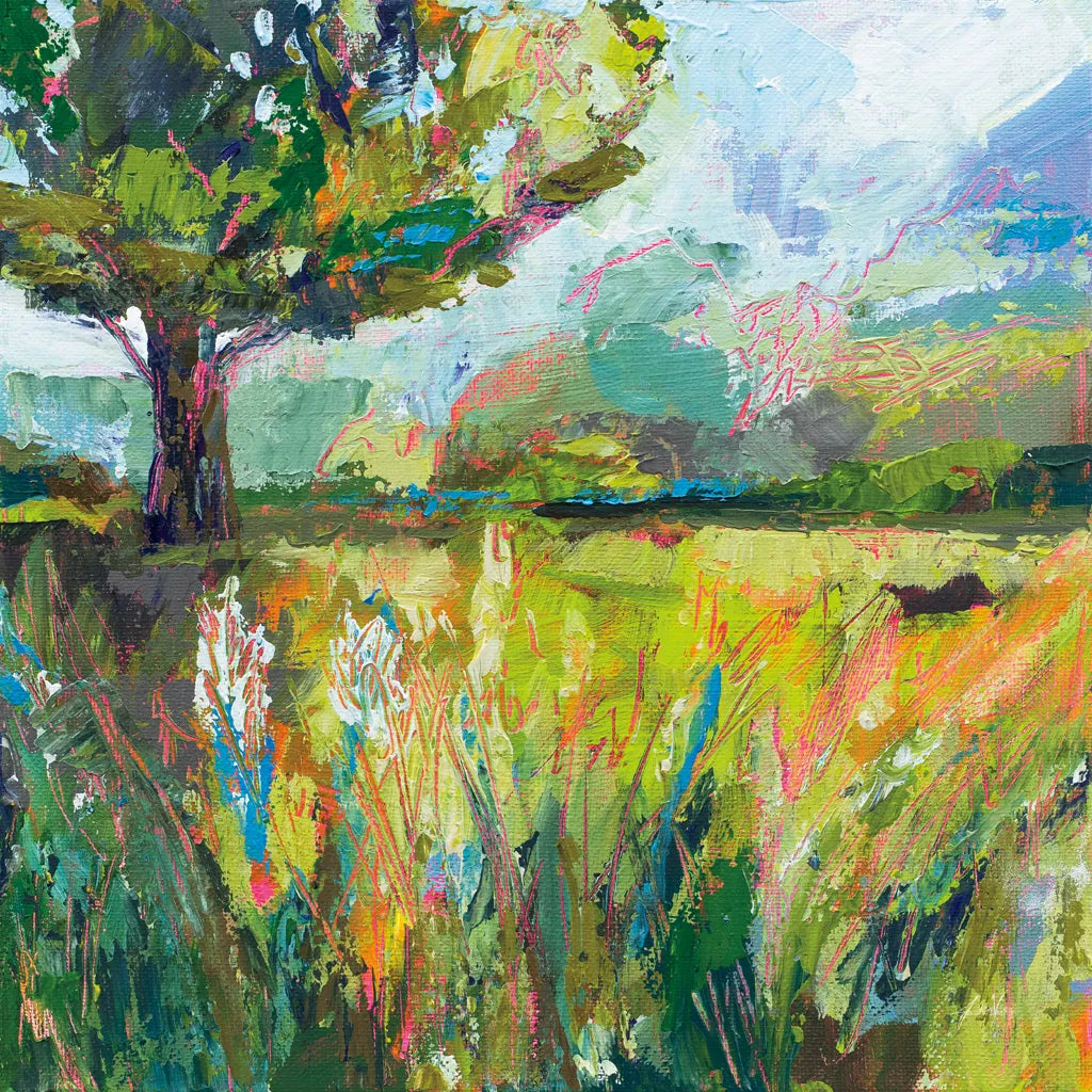 Wildflowers by Jeanette Vertentes. SKU 59578a. Archival Giclee Fine art print for wall decor.