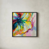 Winsome by Jeanette Vertentes. Shown in a sleek black glass frame for a contemporary gallery look. Available as an archival giclee rolled canvas, fine art paper, or poster print. SKU 64386a.