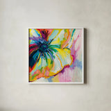 Winsome by Jeanette Vertentes. Shown in a crisp white glass frame for a clean and minimalist style. Available as an archival giclee rolled canvas, fine art paper, or poster print. SKU 64386a.