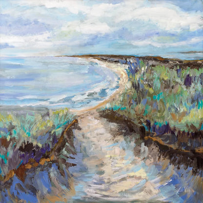 Winter Walk by Jeanette Vertentes. SKU 85011a. Archival Giclee Fine art print for wall decor.