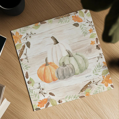 Autumn Offering I Light by Jenaya Jackson. Shown as a detailed flat fine art print, highlighting archival giclee quality. Available as an archival giclee rolled canvas, fine art paper, or poster print. SKU 38717a.