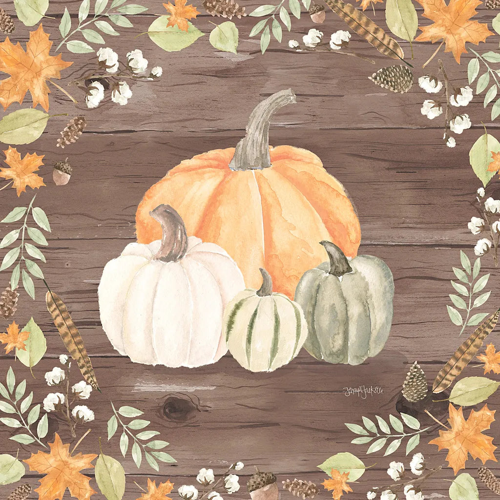 Autumn Offering II Dark by Jenaya Jackson. SKU 38716a. Archival Giclee Fine art print for wall decor.