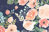Blooming Delight III Blue by Jenaya Jackson. SKU 47621i. Archival Giclee Fine art print for wall decor.