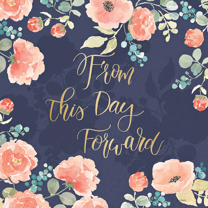 Blooming Delight IV Blue by Jenaya Jackson. SKU 47622a. Archival Giclee Fine art print for wall decor.