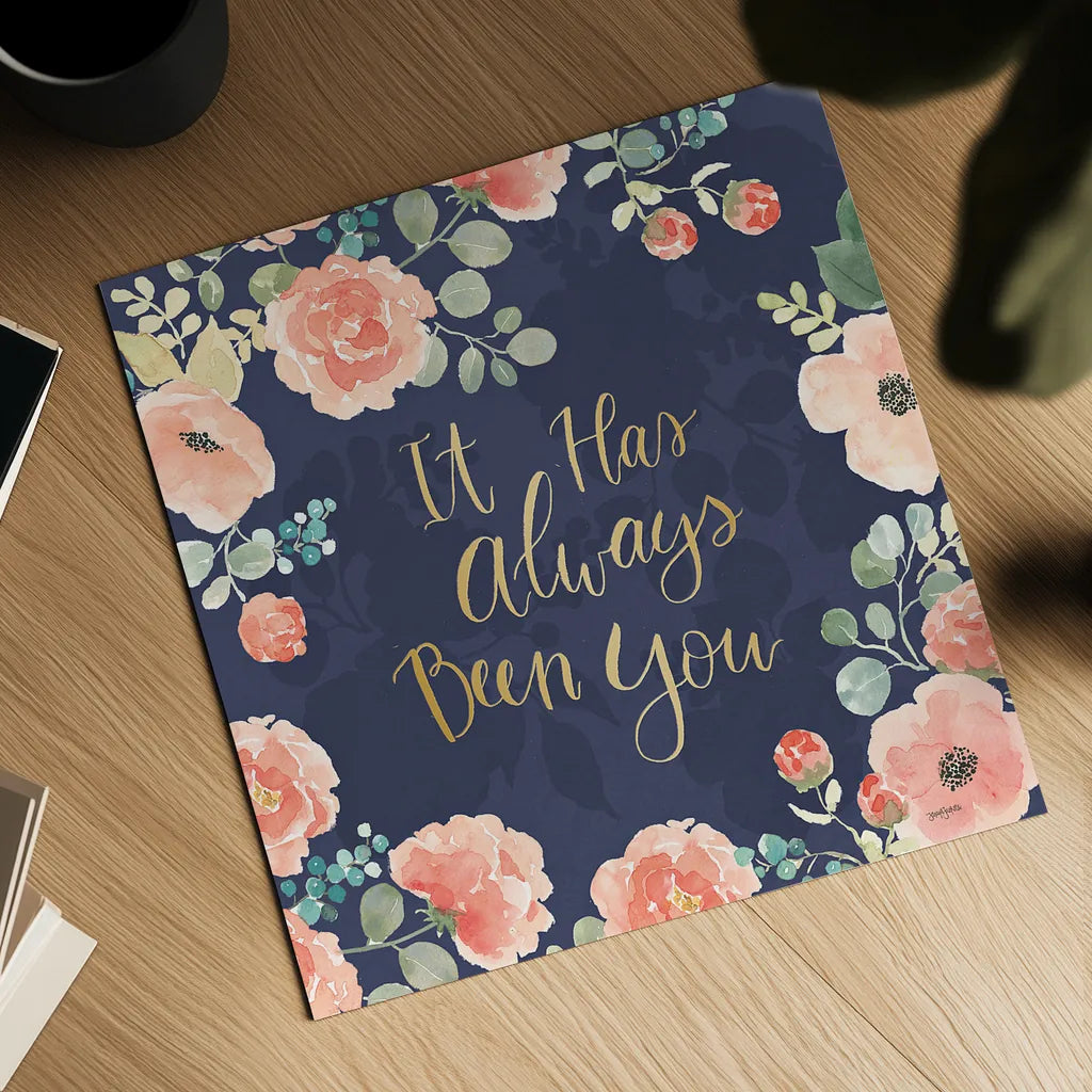 Blooming Delight V Blue by Jenaya Jackson. Shown as a detailed flat fine art print, highlighting archival giclee quality. Available as an archival giclee rolled canvas, fine art paper, or poster print. SKU 47623a.