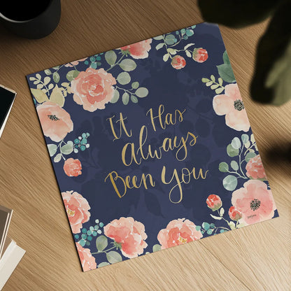 Blooming Delight V Blue by Jenaya Jackson. Shown as a detailed flat fine art print, highlighting archival giclee quality. Available as an archival giclee rolled canvas, fine art paper, or poster print. SKU 47623a.