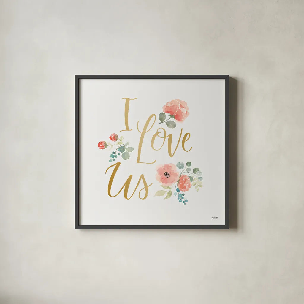 Blooming Delight VI White by Jenaya Jackson. Shown in a sleek black glass frame for a contemporary gallery look. Available as an archival giclee rolled canvas, fine art paper, or poster print. SKU 47631a.