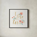 Blooming Delight VI White by Jenaya Jackson. Shown in a sleek black glass frame for a contemporary gallery look. Available as an archival giclee rolled canvas, fine art paper, or poster print. SKU 47631a.