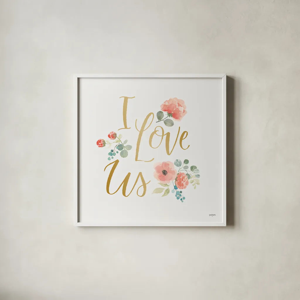 Blooming Delight VI White by Jenaya Jackson. Shown in a crisp white glass frame for a clean and minimalist style. Available as an archival giclee rolled canvas, fine art paper, or poster print. SKU 47631a.