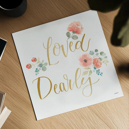 Blooming Delight VI White Loved by Jenaya Jackson. Shown as a detailed flat fine art print, highlighting archival giclee quality. Available as an archival giclee rolled canvas, fine art paper, or poster print. SKU 52509a.