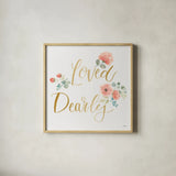 Blooming Delight VI White Loved by Jenaya Jackson. Shown in a natural wood glass frame for a timeless modern aesthetic. Available as an archival giclee rolled canvas, fine art paper, or poster print. SKU 52509a.