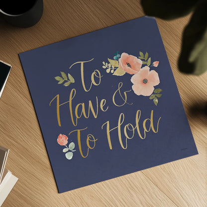 Blooming Delight VII Blue by Jenaya Jackson. Shown as a detailed flat fine art print, highlighting archival giclee quality. Available as an archival giclee rolled canvas, fine art paper, or poster print. SKU 47625a.