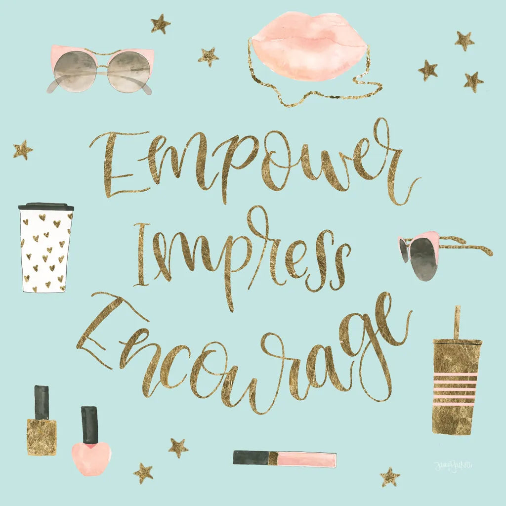 Boss Ladies V Mint by Jenaya Jackson. SKU 42898a. Archival Giclee Fine art print for wall decor.