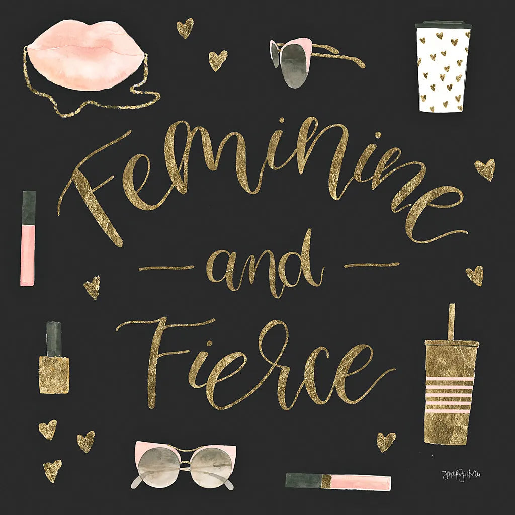 Boss Ladies VI Black by Jenaya Jackson. SKU 42767a. Archival Giclee Fine art print for wall decor.