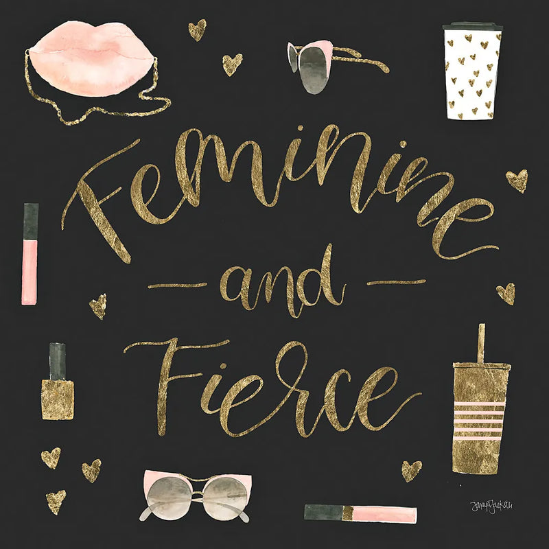 Boss Ladies VI Black by Jenaya Jackson. SKU 42767a. Archival Giclee Fine art print for wall decor.