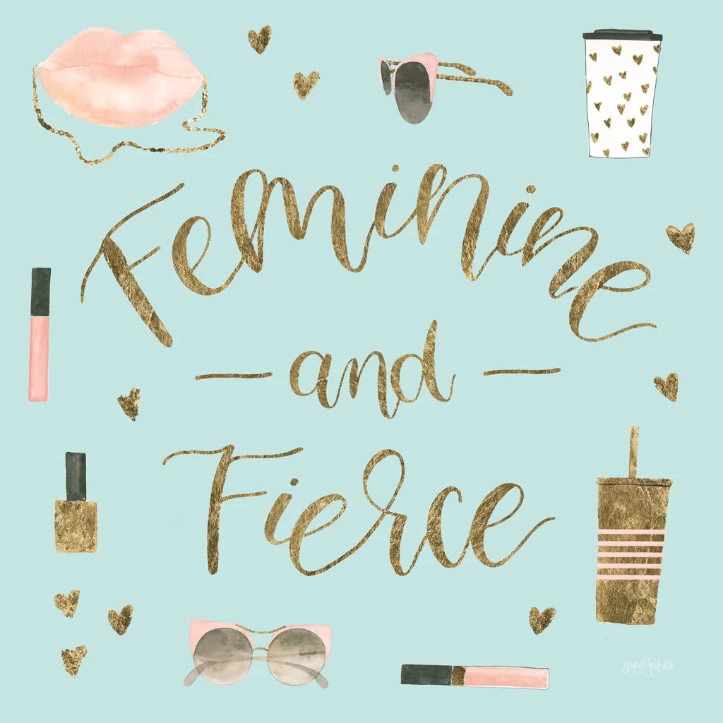 Boss Ladies VI Mint by Jenaya Jackson. SKU 42899a. Archival Giclee Fine art print for wall decor.