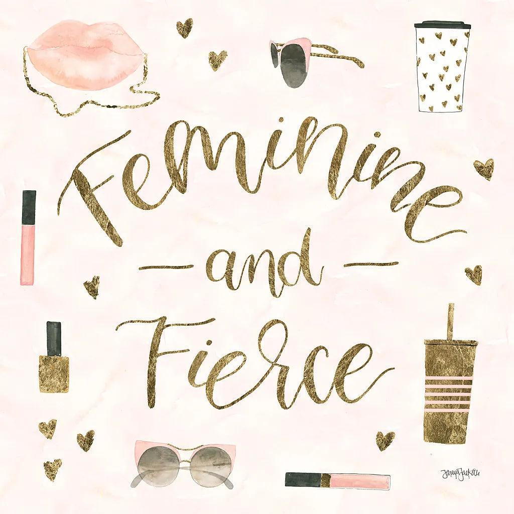 Boss Ladies VI Pink by Jenaya Jackson. SKU 42761a. Archival Giclee Fine art print for wall decor.