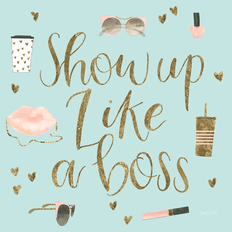 Boss Ladies VII Mint by Jenaya Jackson. SKU 42900a. Archival Giclee Fine art print for wall decor.