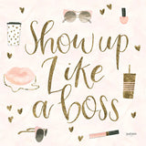 Boss Ladies VII Pink by Jenaya Jackson. SKU 42762a. Archival Giclee Fine art print for wall decor.