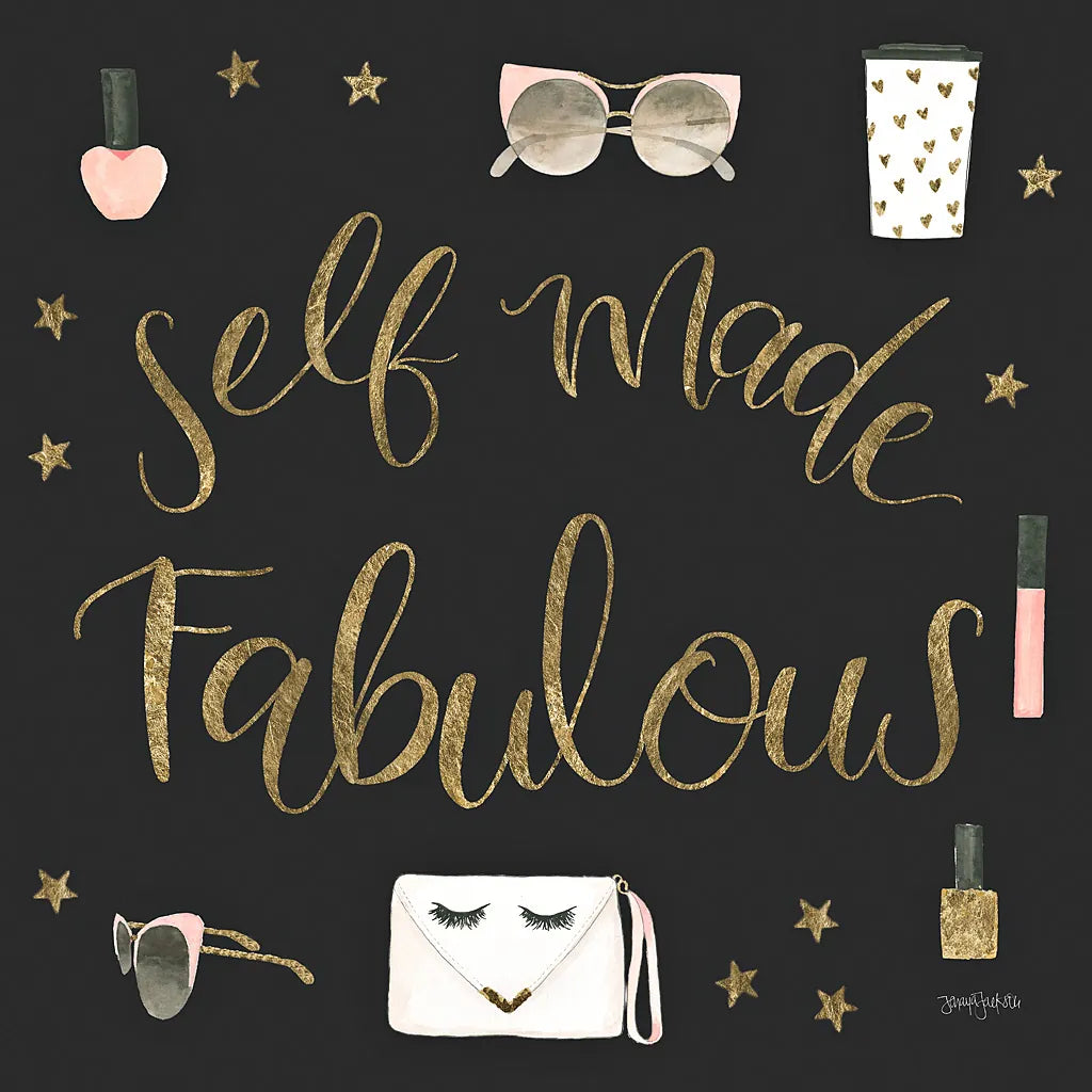 Boss Ladies VIII Black by Jenaya Jackson. SKU 42769a. Archival Giclee Fine art print for wall decor.